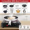 iMountek 1200W Electric Infrared Single Burner Portable Heating Hot Plate