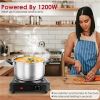iMountek 1200W Electric Infrared Single Burner Portable Heating Hot Plate