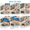 32.8FT Drain Snake Auger Plumbing Snake Hair Clog Remover For Sewer Sink Bathtub Shower Kitchen Bathroom Drain Clog Remover GPCT5256