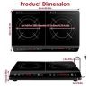 iMountek 4000W Induction Cooktop Portable Double Induction Cooker