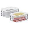 NewHome 2Pcs Deli Meat Container With Lid for Fridge