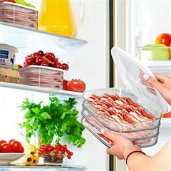 NewHome 2Pcs Deli Meat Container With Lid for Fridge