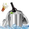 NewHome Double-Wall Stainless Steel Insulated Ice Bucket