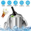 NewHome Double-Wall Stainless Steel Insulated Ice Bucket