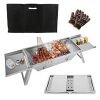 NewHome 3 In 1 Foldable Charcoal Grill Fire Pit Slow Cooker