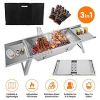 NewHome 3 In 1 Foldable Charcoal Grill Fire Pit Slow Cooker