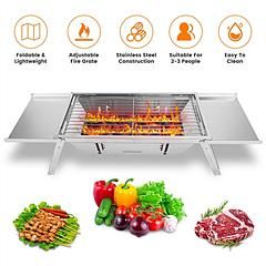 NewHome 3 In 1 Foldable Charcoal Grill Fire Pit Slow Cooker