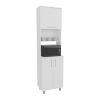 Maeser Kitchen Pantry, 3 Doors, 4 Legs, 5 Shelves