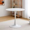 1PC 32 Inch Modern Tulip Round Dining Table with MDF Top