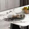 Marble Dining Table for 6-8, 79" Modern Luxury Dining Room Table for Kitchen