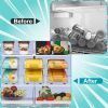 Adjustable Soda Can Organizers Set Of 2Packs 2-Tier Pop Can Holders Beverage Dispensers For Fridge Pantry Cabinet 7Âº Slope Auto Rolling GPCT5194