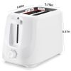 2-Slice Toaster, Arctic White