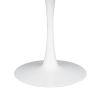 White 40-inch Dining Table