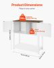 VEVOR Coffee Bar Cabinet, 31.5 Inch Farmhouse Coffee Bar Cabinet with Storage, Coffee Bar Table with Magnetic Doors