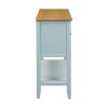 TREXM Cambridge Series Ample Storage Vintage Console Table with Four Small Drawers and Bottom Shelf for Living Rooms