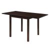 Cappuccino Dining Table with Drop Extension Leaf
