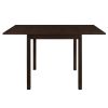 Cappuccino Dining Table with Drop Extension Leaf