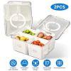 NewHome 2Pack Airtight Fruit Storage Containers
