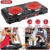 iMountek 2000W Electric Infrared Dual Burner Portable Heating Hot Plate Stove Countertop RV Hotplate