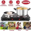 iMountek 2000W Electric Infrared Dual Burner Portable Heating Hot Plate Stove Countertop RV Hotplate