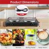iMountek 2000W Electric Infrared Dual Burner Portable Heating Hot Plate Stove Countertop RV Hotplate