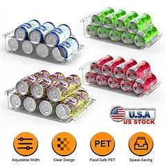 NewHome 4Pcs Soda Can Organizers for Refrigerator