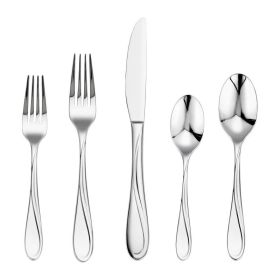 Commercial & Household 30Pcs Flatware Tableware (Type: Flatware Set, Color: Silver)